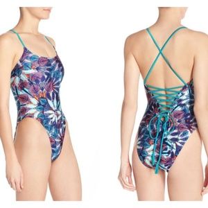 Minkpink Corset Back One-Piece Swimsuit M